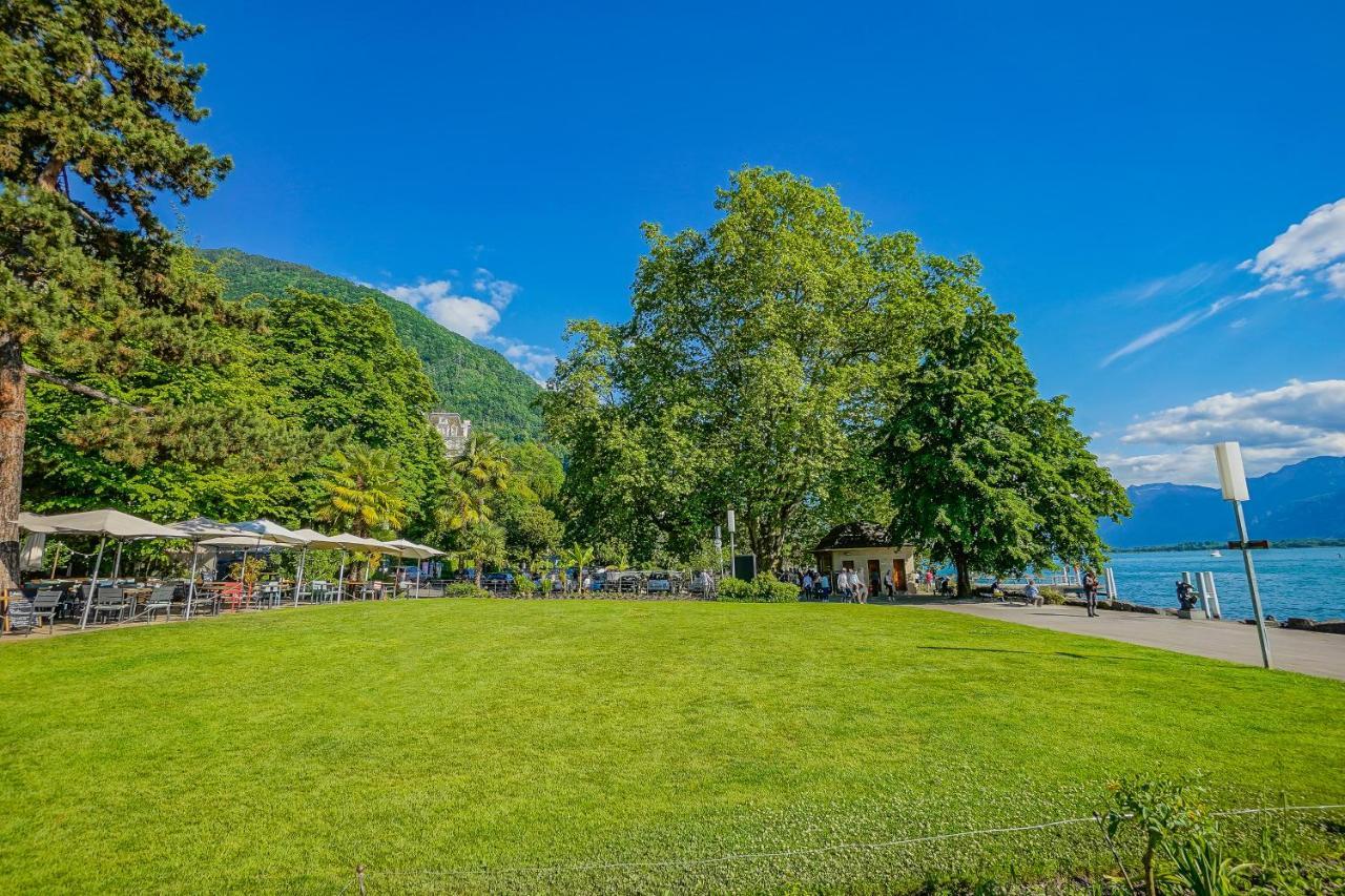 Soft Glam 1-Bedroom Appt - Lake & Mountain View Montreux Extérieur photo