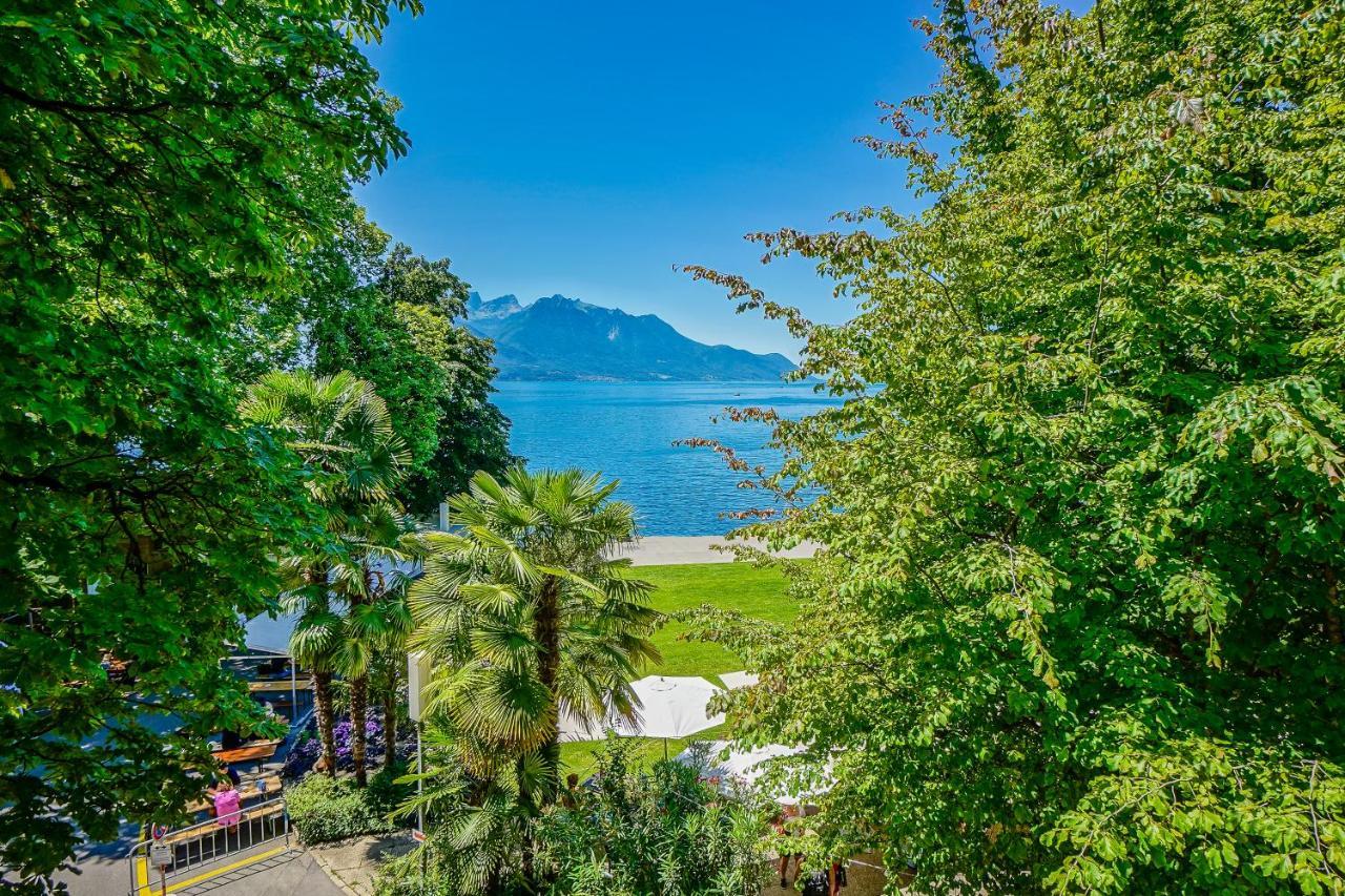 Soft Glam 1-Bedroom Appt - Lake & Mountain View Montreux Extérieur photo