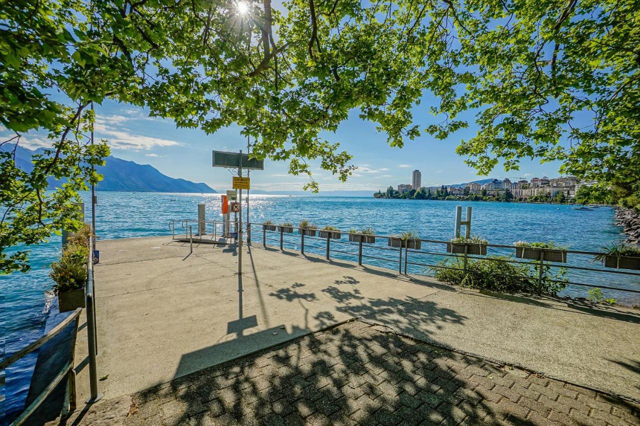 Soft Glam 1-Bedroom Appt - Lake & Mountain View Montreux Extérieur photo